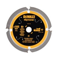 DeWALT FiberCement pjūklo diskas 165x1.8 mm T4